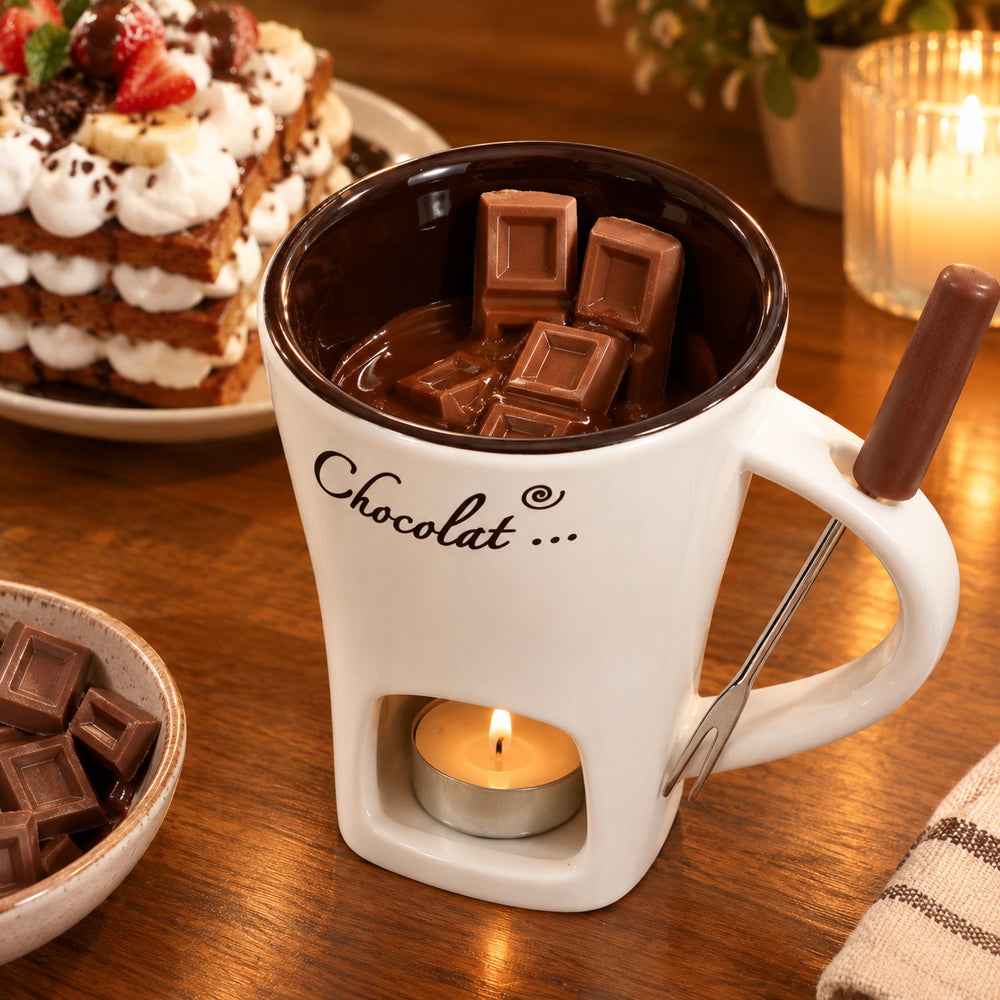 Chocolate fundido al momento