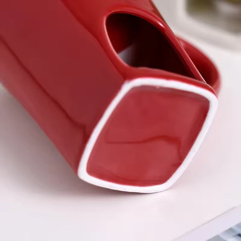 Base de la taza ChocoCoco roja